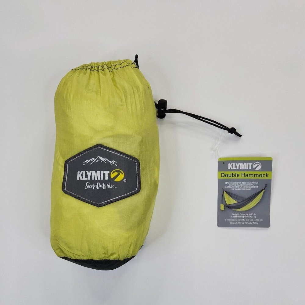 KLYMIT Double Hammock 400 Lb Capacity 2 Person